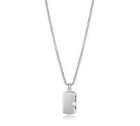 Viceroy | Collar Hombre Placa Plateado Acero | 55 cm | 14390C01000