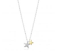 Viceroy - Collar Jewels de Plata de Ley Estrellas de Mar en 2 Tonos para Mujer - 13046C100-39