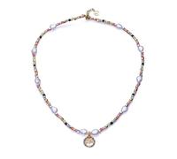 Viceroy Collar 14091C01019 – Acero con cuentas de cristal y perlas sintéticas