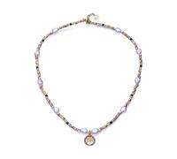 Viceroy Collar 14091C01019 – Acero con cuentas de cristal y perlas sintéticas