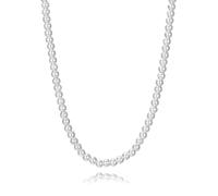 Viceroy Collar Mujer 14319C01000 - Acero Chapado en Plata 999 con Diseño de Bolas, 38+5 cm, Colección Laura Escanes