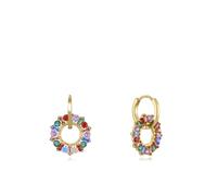 PENDIENTES VICEROY PLATA DORADA CIRCONIAS COLOR 13174E100-39