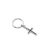 Viceroy Fashion 14055L01000 - Llavero de acero para hombre, estilo Magnum, detalle de cruz, distinguir con elegancia, sin piedra