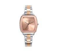 Viceroy Reloj analógico Fashion 42454-77 Acero inox plateado/rosado caja rectangular cristales