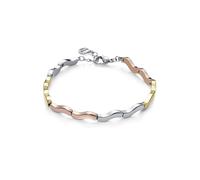 Viceroy Fashion Pulsera Mujer 75364P01019 - Tres Tonos Acero/Dorado/Rosa, Chic