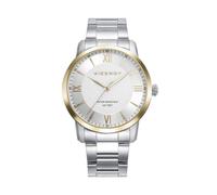 Viceroy Grand Reloj Elegante Hombre 40 mm - 41145-83 | Acero Inoxidable · Movimiento de cuarzo · esfera plateada · bisel dorado · brazalete de acero · resistente al agua 10 atm