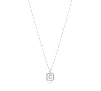 Viceroy Jewels 13181C000-30C, Collar Mujer Elegant, Letra C Plata de Ley con Circonitas, Longitud 42+3 cm