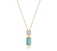 Viceroy Jewels 2305C100-59 Colgante Y Cadena Mujer Plata Dorado Cuarzo Cristal Medida 40/45 cm