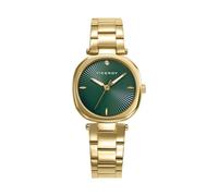 Viceroy Kiss 41152-67 - Reloj Mujer Analógico Tres Agujas, Acero Inoxidable Dorado, Esfera Verde, Caja 30mm, Cierre Doble Pulsador