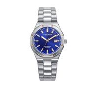 Viceroy Magnum Elegant 401316-37 - Reloj Mujer Analógico Tres Agujas, Acero Inoxidable, Esfera Azul, Calendario, WR 10 ATM