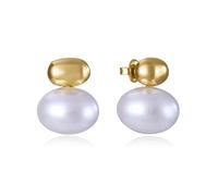 Viceroy | Pendientes Mujer Perla Bañado en Dorado | 2 cm | 14203E01012