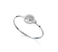 Viceroy Popular | Brazalete Mujer Circonitas Plateado | 75207P01000 | Acero inoxidable y circonitas cúbicas · cierre de gancho fácil
