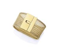 Viceroy Pulsera Chic Fashion de Acero Dorado Tipo Cuff - REF. 14193P01012