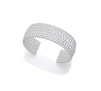Viceroy Pulsera Fashion Mujer 14317P01000 - Acero Bañado en Plata 999, Diseño de Esfera en Relieve, Colección Laura Escanes