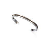 Viceroy | Pulsera Hombre Rígida Acero Inoxidable y Nailon | 14389P | Acero inoxidable y nailon · diseño rígido, sin cierre