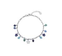 Viceroy Pulsera mujer en plata de primera ley y piedras naturales en forma de estrellas 13246P000-49