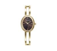 Viceroy Reloj Mujer Analógico de Acero Ligero - 24 mm - Movimiento de Cuarzo - Esfera Marrón - Acabado Dorado - Resistente al Agua 3 ATM - Brazalete Fino - Colección Air - 401304-47