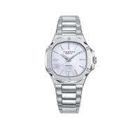 Viceroy Reloj mujer 45112-07 Acero inoxidable plateado, bisel diamantes creados, nácar, zafiro 100 m
