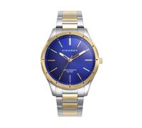 Viceroy Reloj Acero Dorado Bicolor Esfera Azul Hombre 401385-37