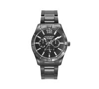 Viceroy Reloj Analógico Hombre de Acero Inoxidable - 42 mm - Movimiento de Cuarzo - Esfera Gris - Acabado Dorado - Sumergible 10 ATM - Colección Magnum - 401333-15