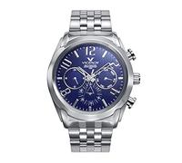 Viceroy Reloj Analógico Hombre de Acero Inoxidable - 46 mm - Movimiento de Cuarzo - Esfera Azul - Acabado Dorado - Sumergible 10 ATM - Colección Magnum - 471195-37