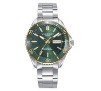 Viceroy Reloj Deportivo Hombre de Acero Inoxidable - 41 mm - Movimiento de Cuarzo - Esfera Verde - Sumergible 10 ATM - Colección Heat - 41181-67