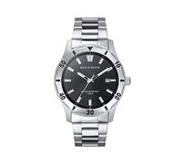 Viceroy Reloj Deportivo Hombre de Acero Inoxidable - 43 mm - Movimiento de Cuarzo - Esfera Negra - Sumergible 10 ATM - Colección Heat - 401131-57