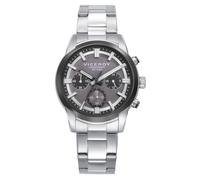 Viceroy Reloj Hombre Analógico de Acero - Acabado Bitono - 40 mm - Movimiento de Cuarzo - Cronógrafo - Esfera Azul - Sumergible 10 ATM - Colección Abraham Mateo - 401507-37