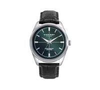 Viceroy Reloj Hombre Clásico de Acero Inoxidable - 42 mm - Movimiento de Cuarzo - Tres Agujas - Esfera Verde - Resistente al Agua 10 ATM - Correa de Piel - Colección Classic - 401375-67