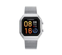 Viceroy Reloj Inteligente Smart Pro Unisex Gris Plata Aluminio con Malla Milanesa Acero 41121-00