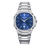 Viceroy Reloj Laura Escanes 45111-37 Hombre - Acero, Caja Hexagonal 41 mm, Esfera Azul, Cristal Zafiro, Brazalete Acero, 10 ATM, Cuarzo Analógico