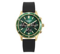 Viceroy Reloj Cronógrafo Hombre de Acero Inoxidable - 41 mm - Movimiento de Cuarzo - Esfera Verde - Acabado Dorado - Sumergible 10 ATM - Colección Magnum - 401489-67