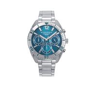 Viceroy Reloj Mujer 401292-65 - Cronógrafo con Caja de Acero, Esfera Verde, Movimiento de Cuarzo, Brazalete de Acero, 38mm, 5 ATM
