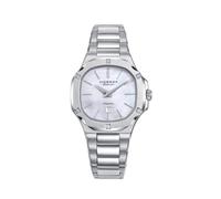 Viceroy Reloj mujer 45112-07 Acero inoxidable plateado, bisel diamantes creados, nácar, zafiro 100 m