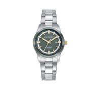 Viceroy Reloj Mujer Analógico de Acero - Acabado Bitono - 30 mm - Movimiento de Cuarzo - Tres Agujas - Esfera Verde - Sumergible 10 ATM - Colección Abraham Mateo - 401348-67