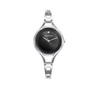 Viceroy Reloj Mujer Analógico de Acero Ligero - 30 mm - Movimiento de Cuarzo - Esfera Negra - Resistente al Agua 5 ATM - Brazalete Fino - Colección Air - 42448-57