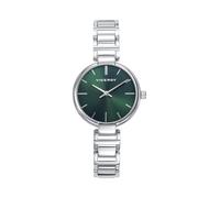 Viceroy Reloj 401306-67 Analógico Plateado y Verde Mujer