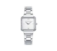 Viceroy Reloj Mujer Chic con Circonitas y Brazalete de Acero - Ref. 401244-03, Elegancia Clásica con Toque de Brillo