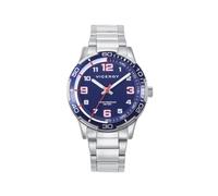 Viceroy Reloj Fashion Niño Comunión 401417-34 - Caja de Acero con Bisel de Aluminio, Brazalete de Acero, Movimiento de Cuarzo, Pulsera de Acero y Piel Azul de Regalo