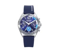 Viceroy Reloj Niño Caja de Acero y Correa de Silicona Azul, Pulsera de Regalo 401425-34
