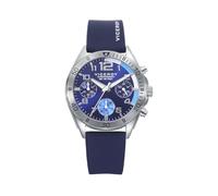 Viceroy Reloj Niño Caja de Acero y Correa de Silicona Azul, Pulsera de Regalo 401425-34