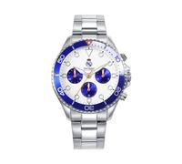 Viceroy Reloj Cronógrafo de Hombre Oficial del Real Madrid Ref. 41161-07 - Estilo Deportivo con Caja de Acero y Brazalete de Acero