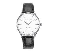 Viceroy Reloj Swiss Made para Hombre 45117-17 en Piel Negra