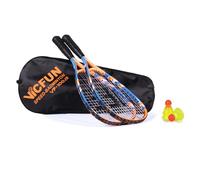 Vicfun Speed Badminton Set 100 Blau/Orange, Unisex Adulto, Naranja, Azul, One Size