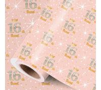 Vichona Papel de regalo para cumpleaños número 16