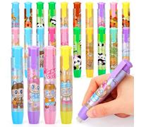 VICHOS Detalles Cumpleaños Niños: 20PCS Borrador Bolígrafo Juguetes Novedosos Regalos para Cumpleaños Infantiles Gomas de Borrar Kawaii