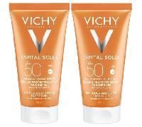 Vichy Capital Soleil Crema Rostro Tacto Seco SPF50 2x50 ml