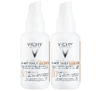 Vichy Capital Soleil UV Age Fluido Fotoprotector Diario Color Light SPF50 2x40 ml