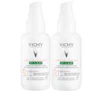 Vichy Capital Soleil UV Clear Fluido Fotoprotector Diario SPF50 2x40 ml