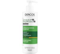 Vichy Dercos Champú Anticaspa para Cabello Seco 390 ml - Tratamiento Doble Eficacia contra la Caspa y Picores